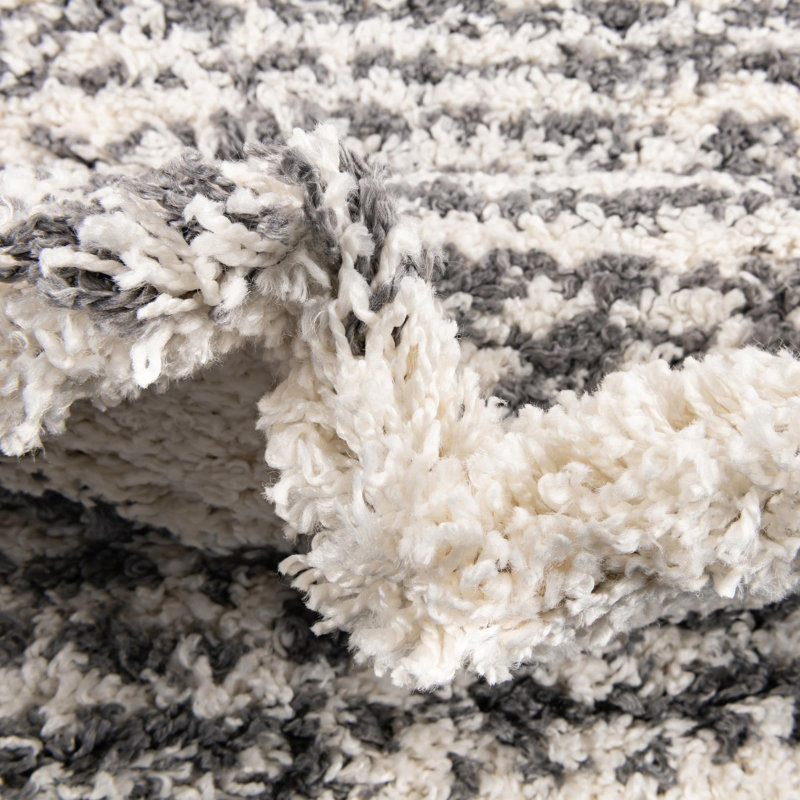 Rodney Geometric Indoor Rug, Round 5'3"