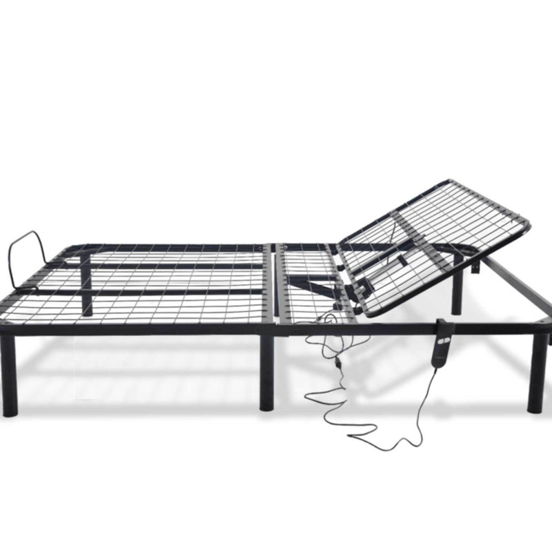 Head Up Only Adjustable Bed Base With Easy Assembly, High Weight Capacity And Single Head Position Adjustment For Comfortable Resting