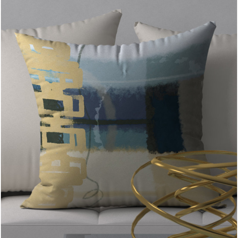 Housse de coussin décorative carrée et insert gratifiant, 24" X 24"