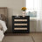Ashvir Rattan 3-Drawer Nightstand With Built-In Outlets-447415503