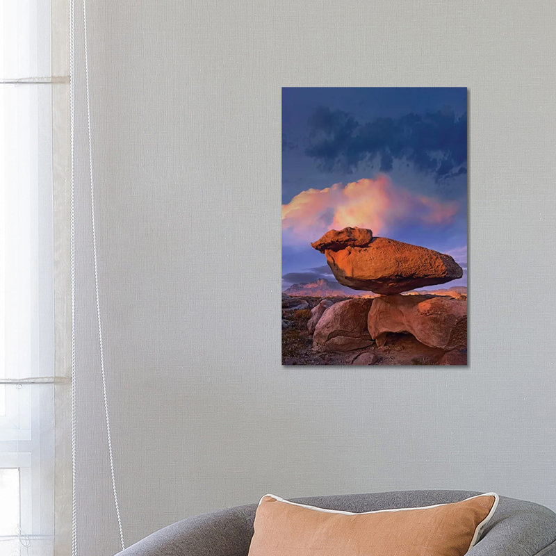 Balancing Rock Formation, Guadalupe Mountains National Park, Texas 1 Piece Wall Art on Canvas, Canvas