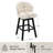 Aadhvika Upholstered BarStools with Solid Wood Frame-104100028-104100025