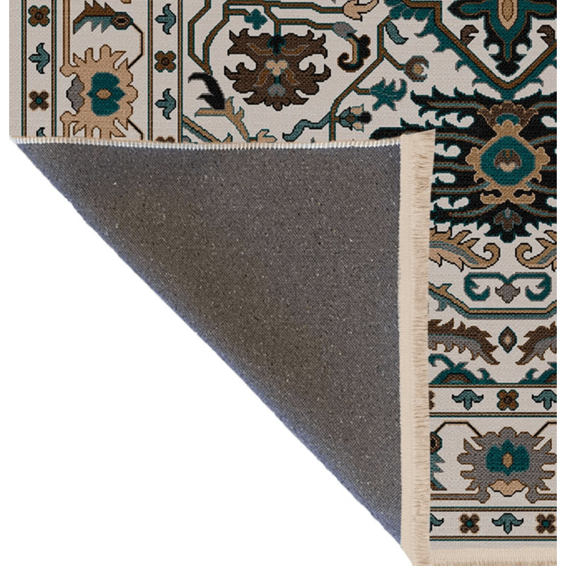 Elex Performance Washable Oriental Indoor / Outdoor Rug, Rectangle 5'1'' x 7'10''