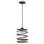 Luminaire suspendu cylindrique unique à 1 lumière Brown-Batson