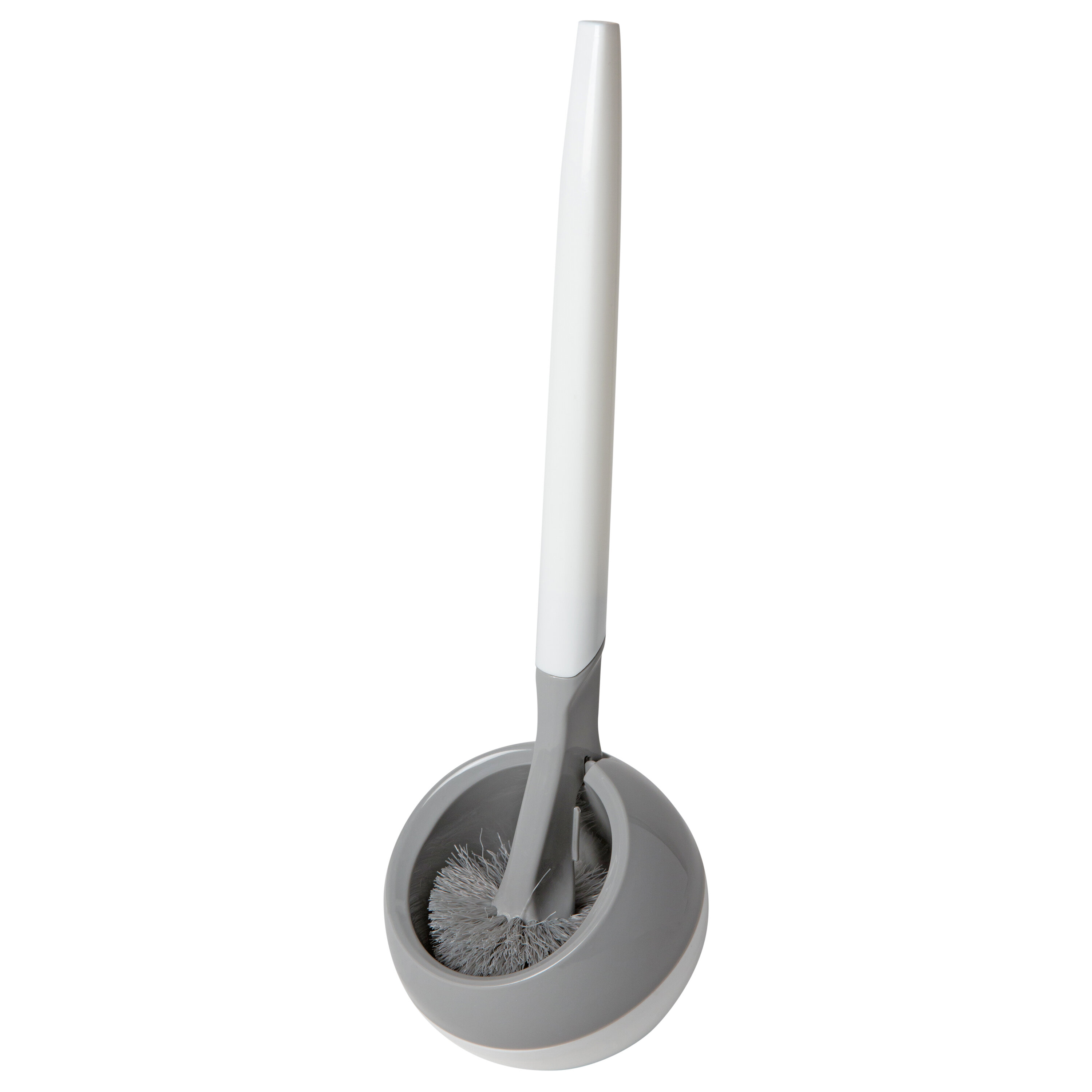 Bath Bliss Toilet Brush and Holder with Rim Scrubber