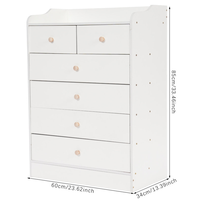 Storage Organizer With 6 Drawers