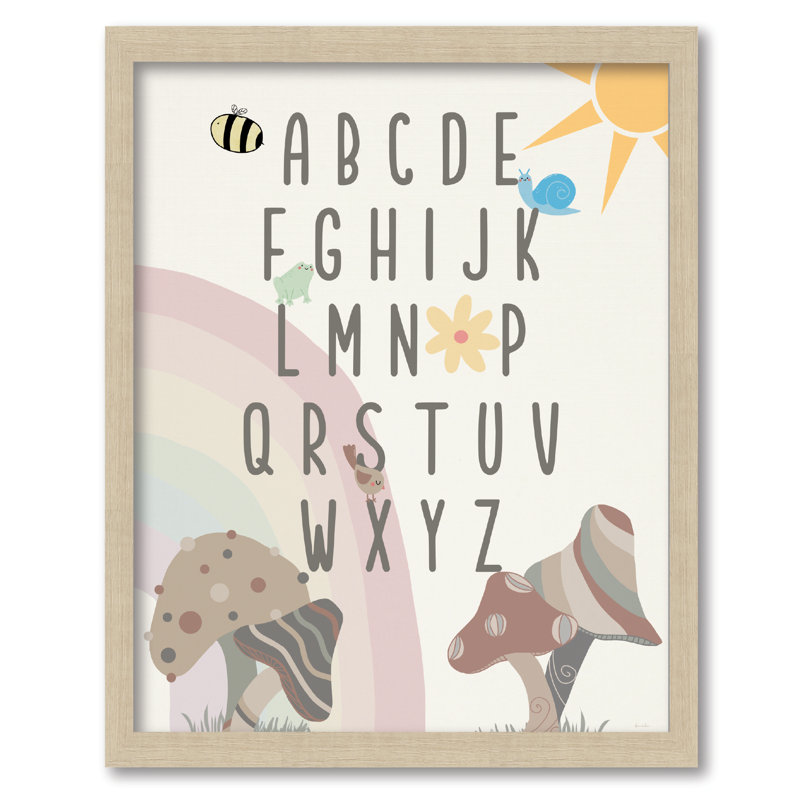 Learn Your Abc Sunshine 16x20 Framed Board