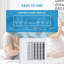 9000 BTU 5‑in‑1 Portable Air Conditioner, Energy Class A Cooling Dehumidifier Fan with 24H Timer, Sleep Mode, Window Kit for Rooms Up to 28㎡, White
