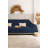 Premium Dark Blue Sofa Cover, 100% Recycled Cotton, 70.9 x 118.1 inches | Soft & Durable, 280 GSM | Eco-Friendly Fabric, Perfect for Home Décor & Protection Against Wear & Tear-1823874677