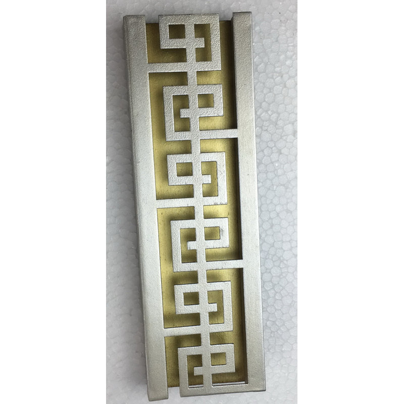 Miroir mural - Argent / Or