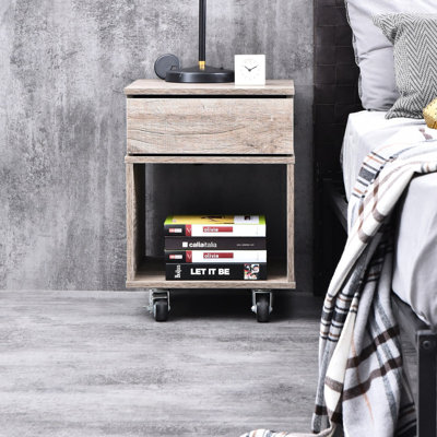 Homanick 40cm W Manufactured Wood Bedside Table