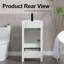Meuble-lavabo simple autoportant de 18 po avec plateau en résine -1342311974