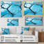 Noir et bleu Tide Tilt - art mural géométrique-1662722471-1662722521