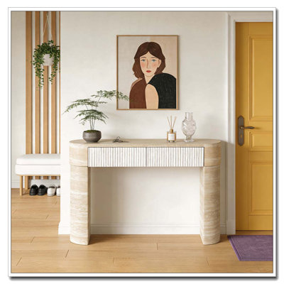 Console, canapé