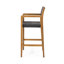 Tabouret en osier et bois Genesee