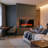 36" Electric Fireplace, Ultra-thin In-wall Recessed And Wall Mounted Fireplace, 750w/1500w Heater With 12 Flame Colors, Touch Screen & Remote Control, Timer, Etl Certified-31368096