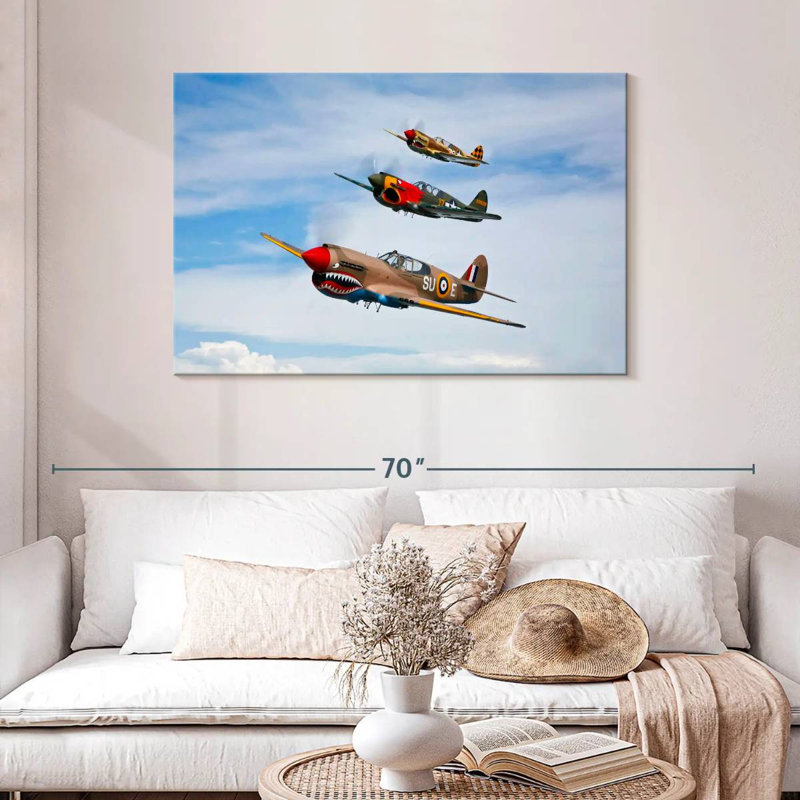 Avions de guerre Mehar, H 30 po x l 45 po