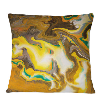 Abstract Throw Pillow