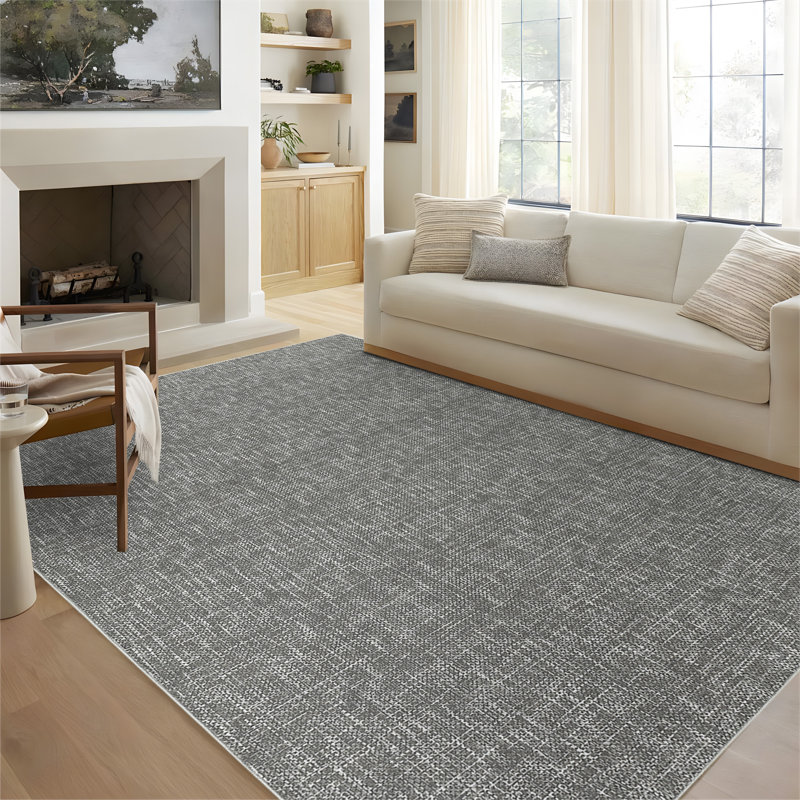 Modern Abstract Area Rugs for Living Room Soft Low-Pile Carpet Washable Rugs Indoor Foldable Printed Textured Floor Carpet Non Slip Mat Rug for Office Dining Room
