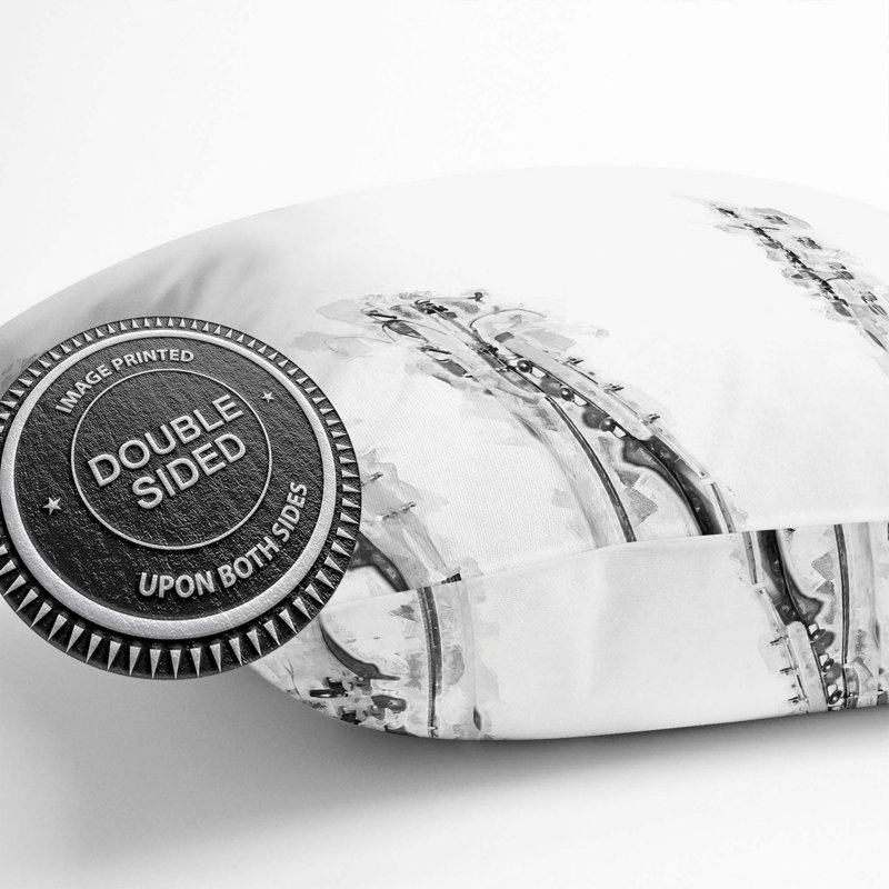 Square Throw Cushion, 55cm H x 55cm W x 20cm D