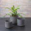 Ensemble de 3 pots à fleurs avec réservoir Partibha-2027419600