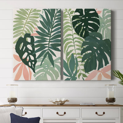 Tropical Puzzle I-Premium Gallery Wrapped Canvas -Ready to Hang