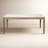 Haldis Rectangle Table In White Ceramic Glass And Walnut-972316138