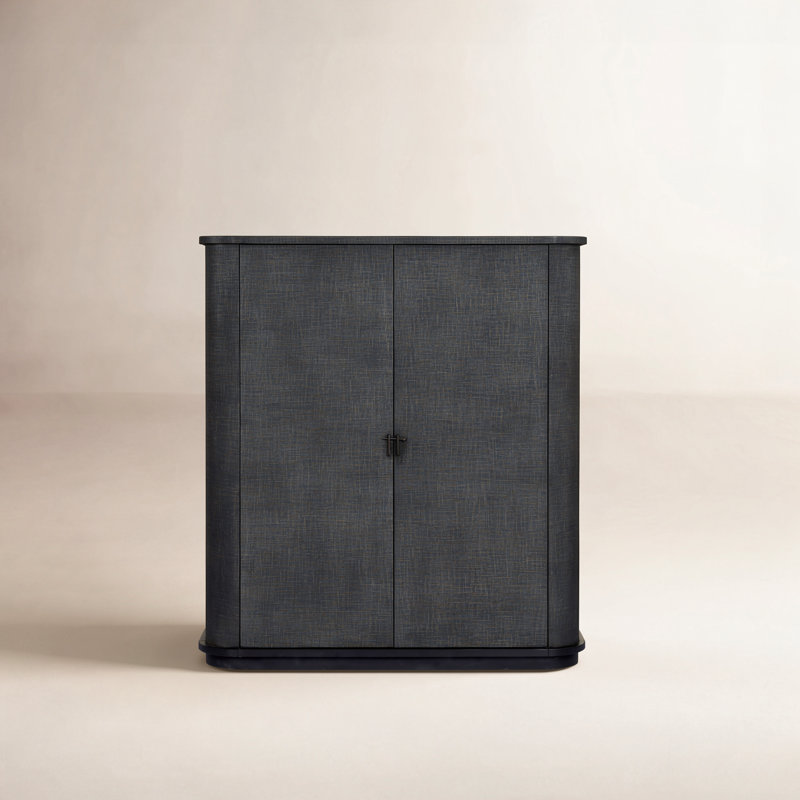 Arianna Donavan Brose Upholstered Dining Chair, Black Linen