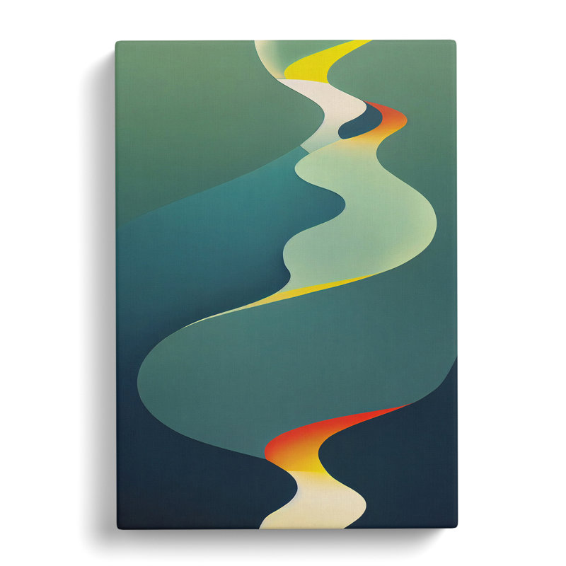 Orlie Stream Abstract Vol.2 - Wrapped Canvas, 50cm H x 35cm W x 3cm D