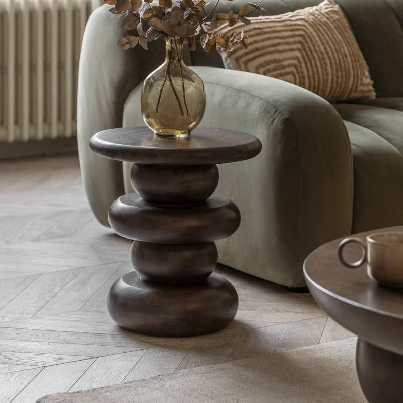 Camberry Pedestal End Table