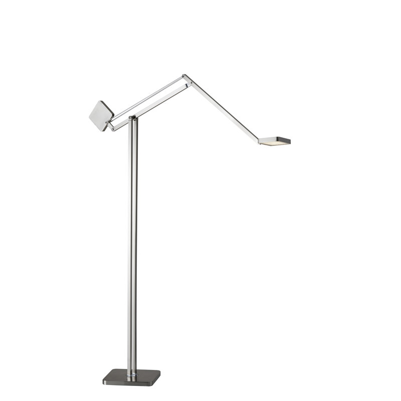 Cooper 69'' LED Task Floor Lamp, Brushed Steel