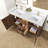 Jakarta 60" Double Bath Vanity with Silk White Quartz Stone Top-71760499-71760498