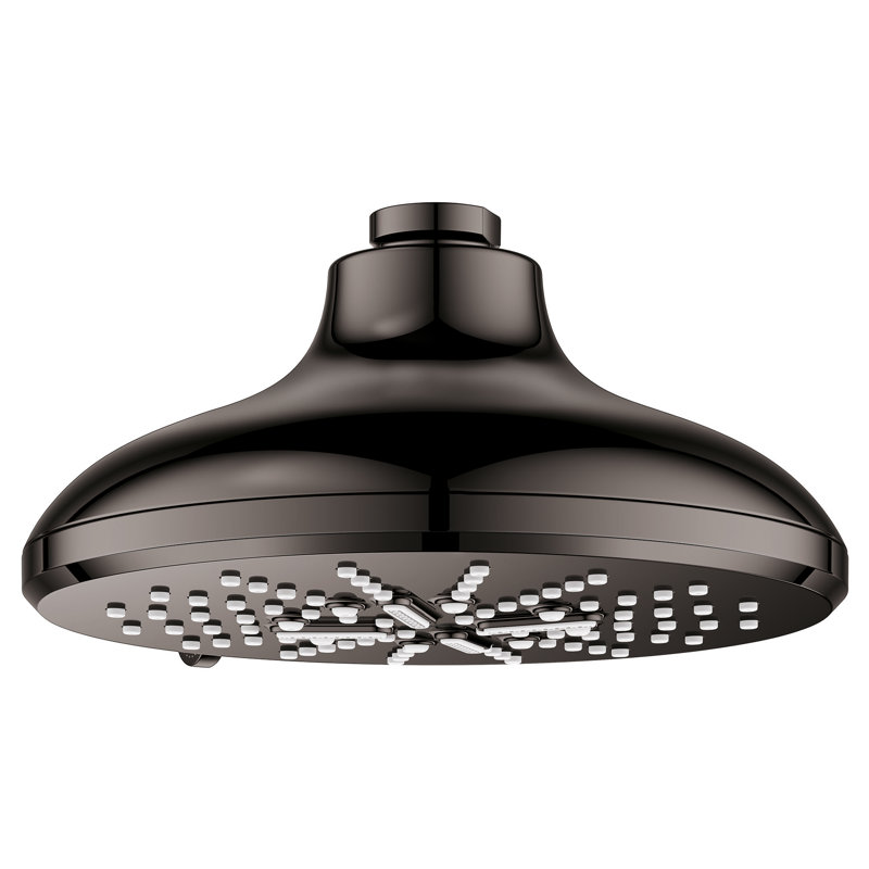 Massage Rain Shower Head, Hard Graphite
