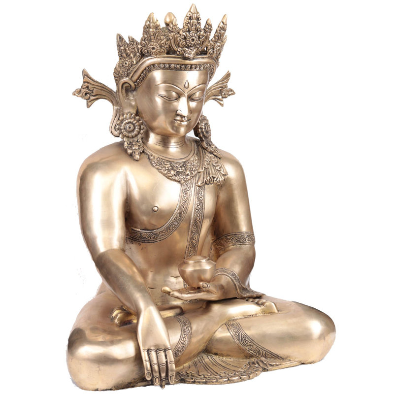 Couronne bouddha bouddhiste tibétain