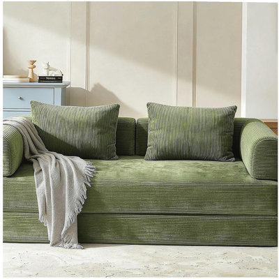 Canapé-lit convertible de 78 pouces, causeuse futon avec lit escamotable et lit escamotable Futon, aucun assemblage requis