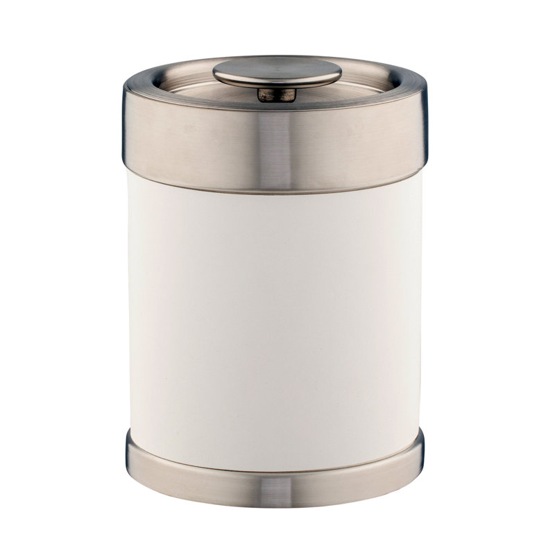 Pierson Stainless Steel Ice Bucket, White