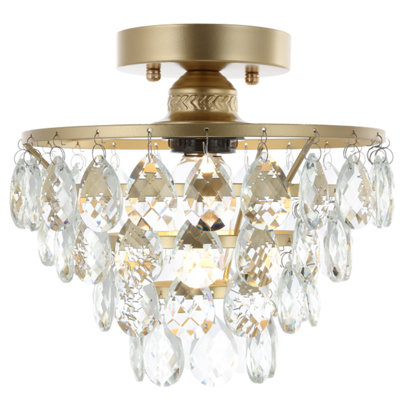 Aerolynn Crystal Flush Mount