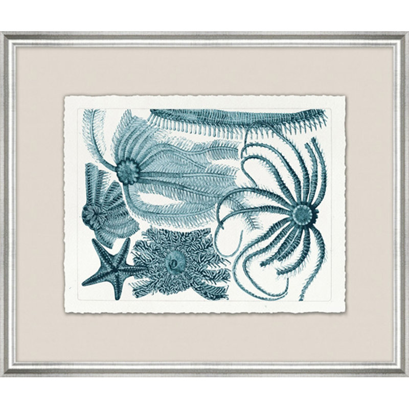 Aqua Horizontal Starfish 4 Painting