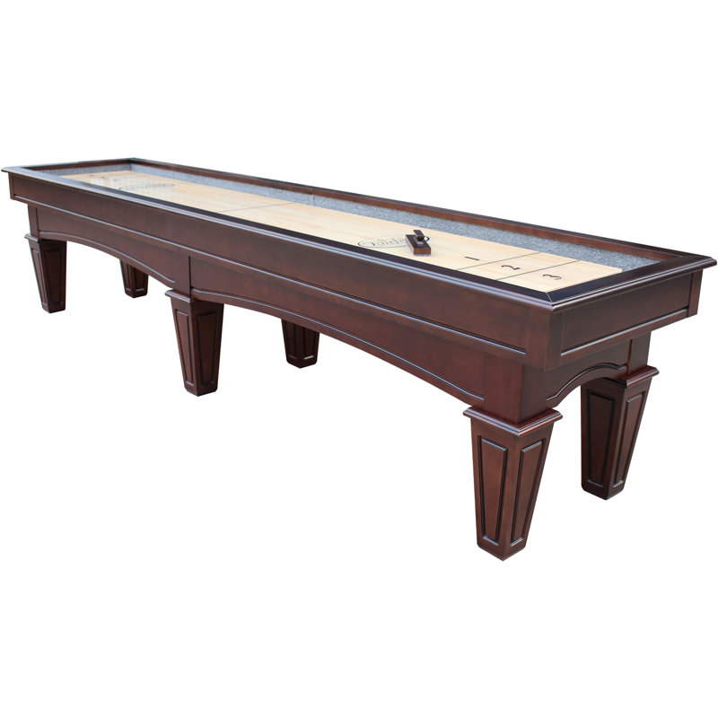 St Lawrence Pro-Style Shuffleboard Table, 14', Espresso