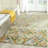 Ferrera Hand-Knotted Beige/Blue Area Rug-798673551