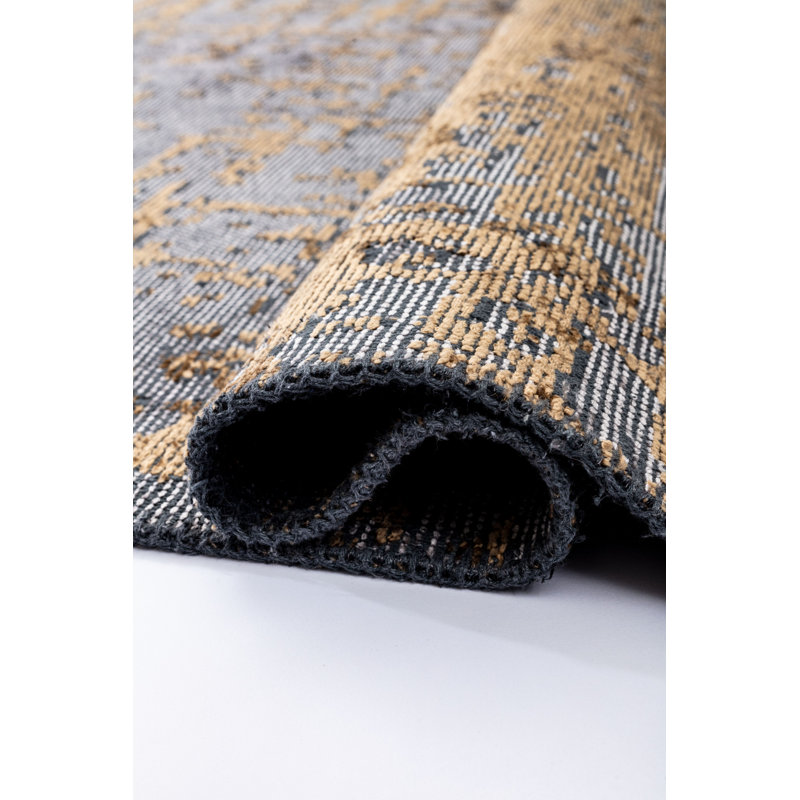 Rapture Brown/Gray Luxury Area Rug, Rectangle 7'10" x 11'2"