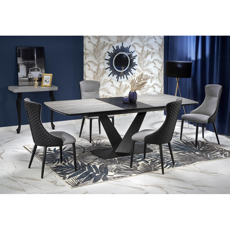 Ahsaad Metal Base Dining Table