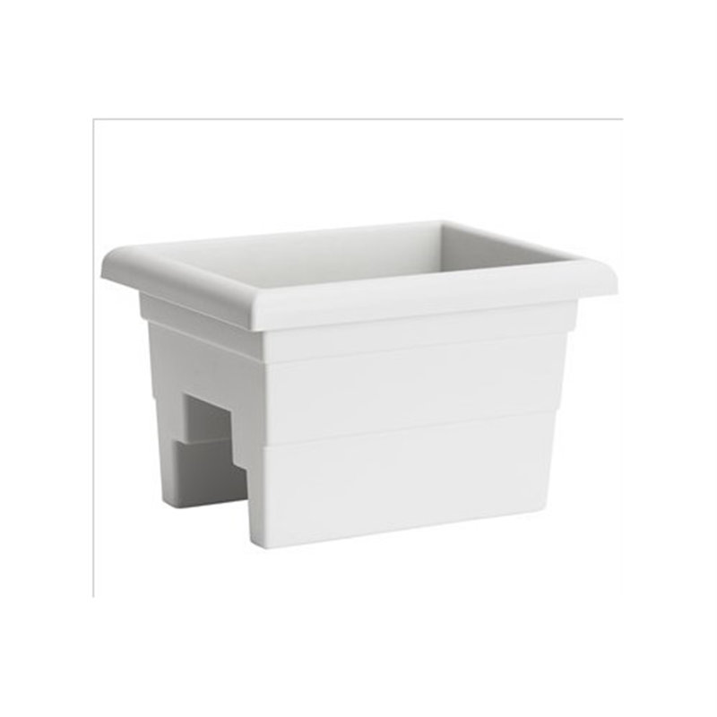 Pot à fleurs en plastique Kechi, Blanc
