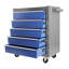 Coffre à outils à roulettes à 5 tiroirs avec roulettes, organisateur portatif pour garage et atelier, solution de rangement durable et spacieuse