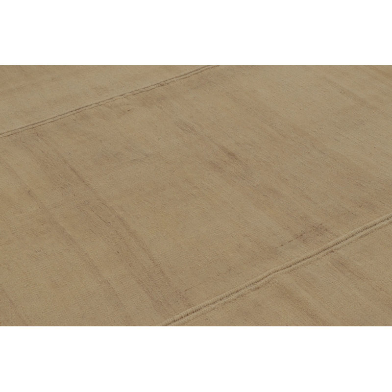 Rez Kilim Wool Striped Area Rug