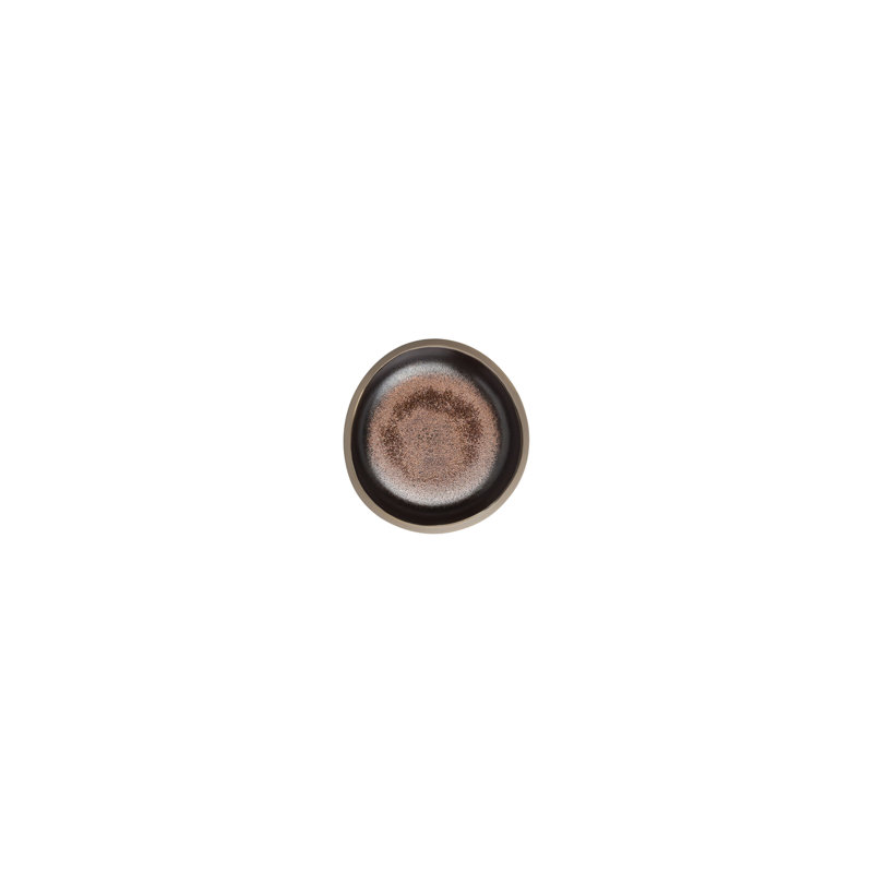Junto Handmade Stoneware Dessert Bowl, Bronze