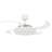 48" Retractable Blade Ceiling Fan with Light and Remote, Color Adjustable LED Fandelier Ceiling Fan, Patented Design Technology, Stronger Thicker Blades, White-470875458