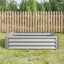 Lit de jardin surélevé en métal 2 pièces, jardinière durable et facile à assembler pour fleurs, légumes et herbes-130622694-130622696-130622697