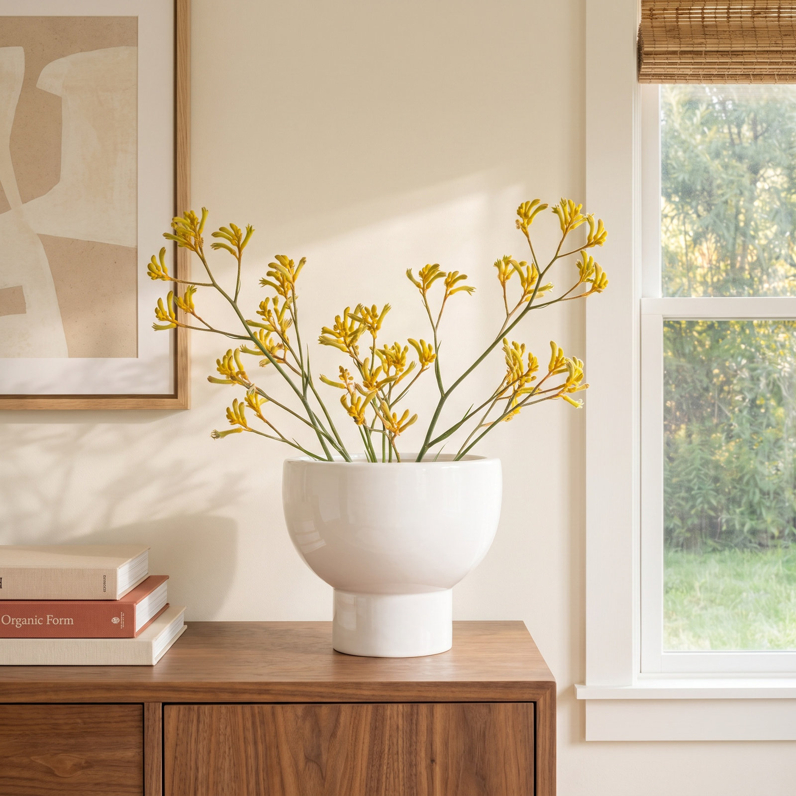 Abie Table Vase, 6.5" H x 8" W x 8" D
