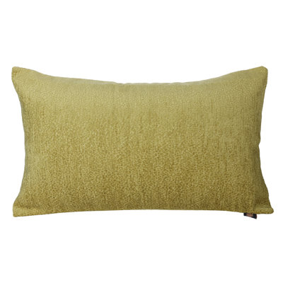 Pebble Green Color Jacquard Cushion Cover (Pack Of 2)